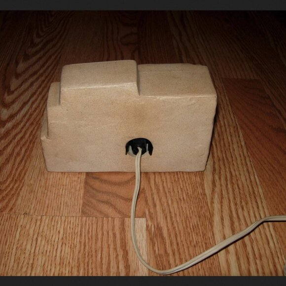 Southwest Native American Pottery Pueblo Adobe House Village Lamp - Picture 4 of 5